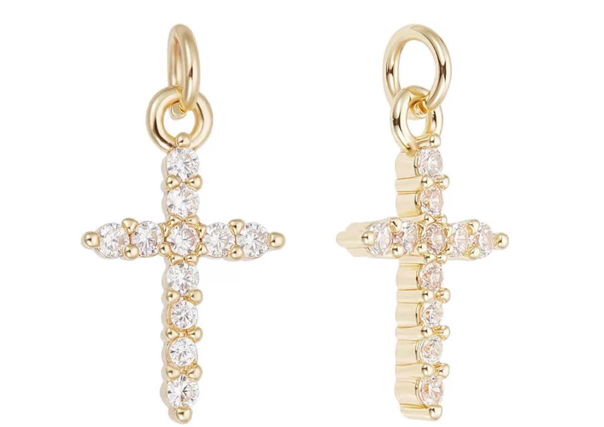 CZ Cross Pendant